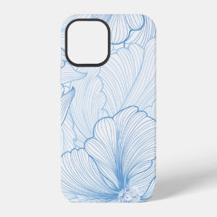 Blumen nahtloser Hintergrund. Muster mit schönen iPhone 12 Hülle