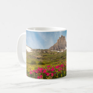 Blumen   Nationalpark des Gletschers von Montana Kaffeetasse