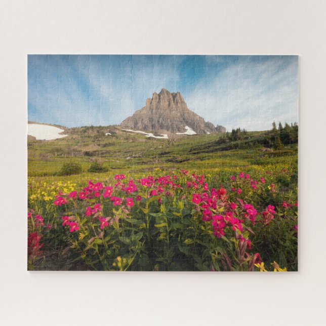 Blumen | Nationalpark des Gletschers von Montana Puzzle (Horizontal)
