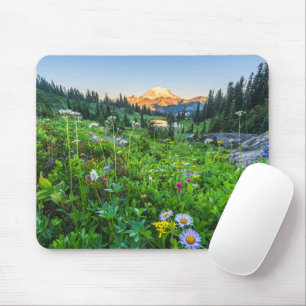 Blumen Nationalpark Rainier Mousepad