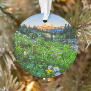 Blumen   Nationalpark Rainier Ornament