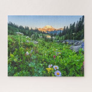 Blumen Nationalpark Rainier Puzzle