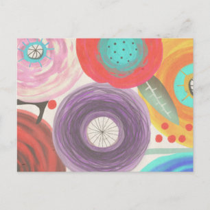 Blumen-Natur-Stillleben-Blumen-Ranunkel Postkarte