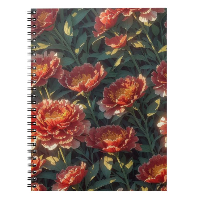Blumen Notizbuch Notizblock (Vorderseite)
