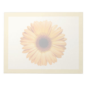 Blumen Orange Gerbera Notizblock