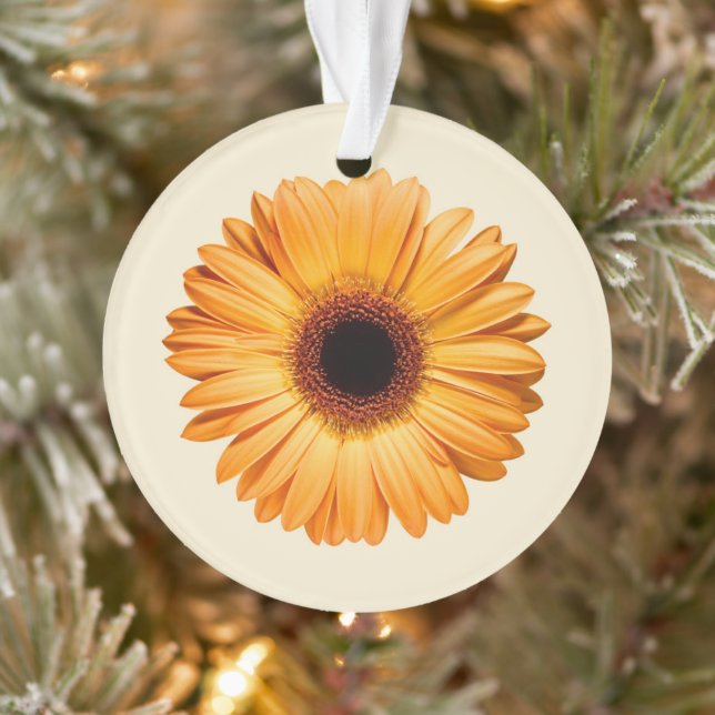 Blumen | Orange Gerbera Ornament (Baum)