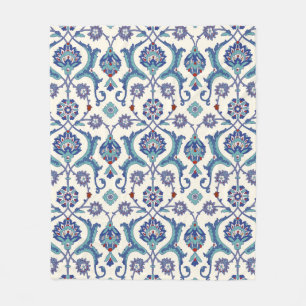 Blumen-Ornamentmuster. Traditionelle arabische Nah Fleecedecke