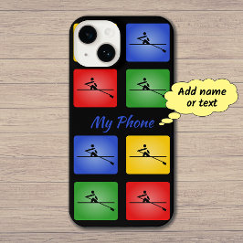 Blumen personalisierte farbige Symbole iPhone 14 Hülle