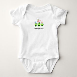Blumen-Pflanzen Baby-Bodysuit "des kleinen Baby Strampler