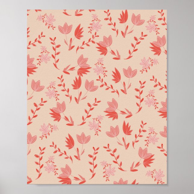 Blumen Poster (Vorne)