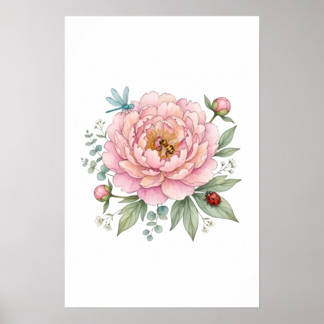 Blumen  poster (Vorne)