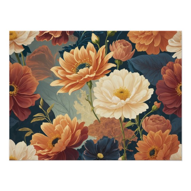 Blumen Poster (Vorderseite)