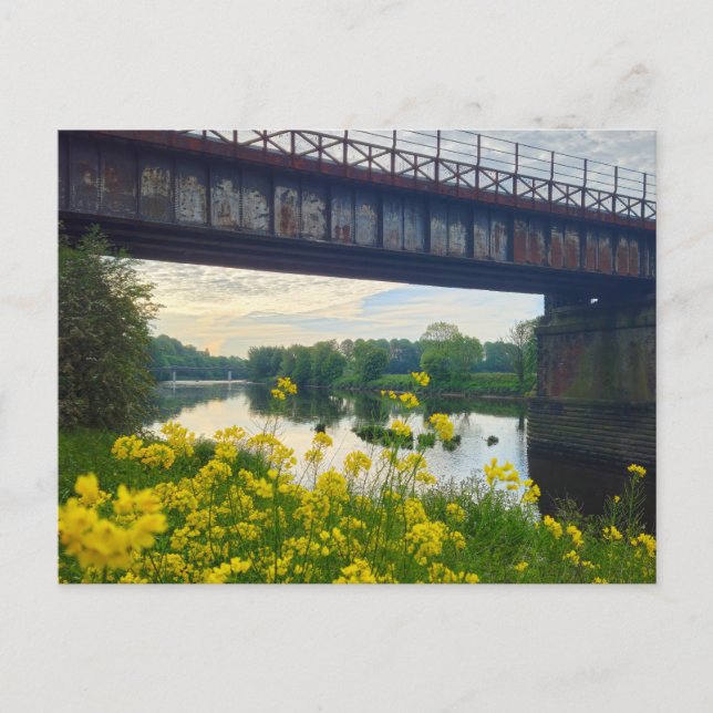 Blumen  postkarte (Vorderseite)