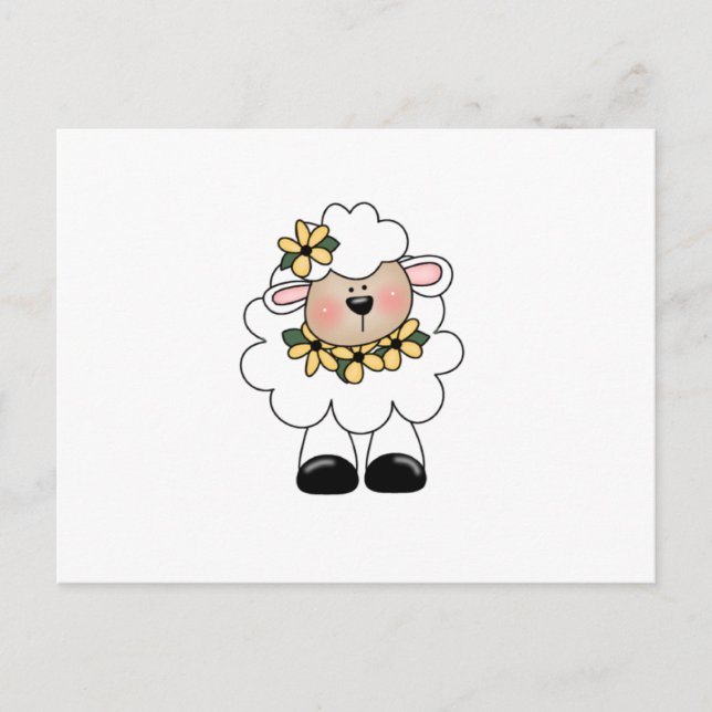 Blumen Postkarte (Vorderseite)