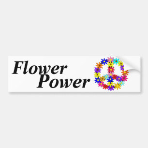 Blumen-Power Autoaufkleber