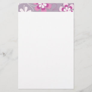 Blumen-Power Briefpapier