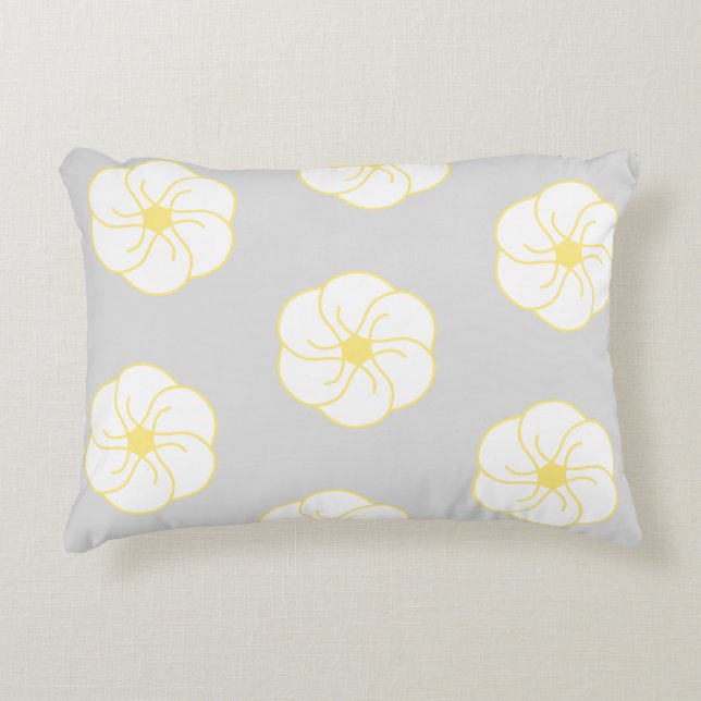 Blumen-Power Dekokissen (Vorderseite)