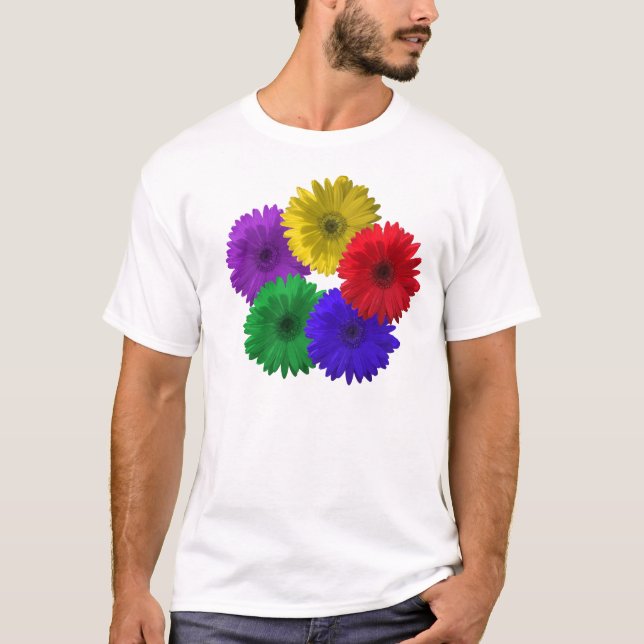 Blumen-Power-Gänseblümchen-T-Shirt T-Shirt (Vorderseite)