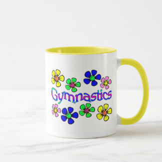 Blumen-Power-Gymnastik-Tasse Tasse
