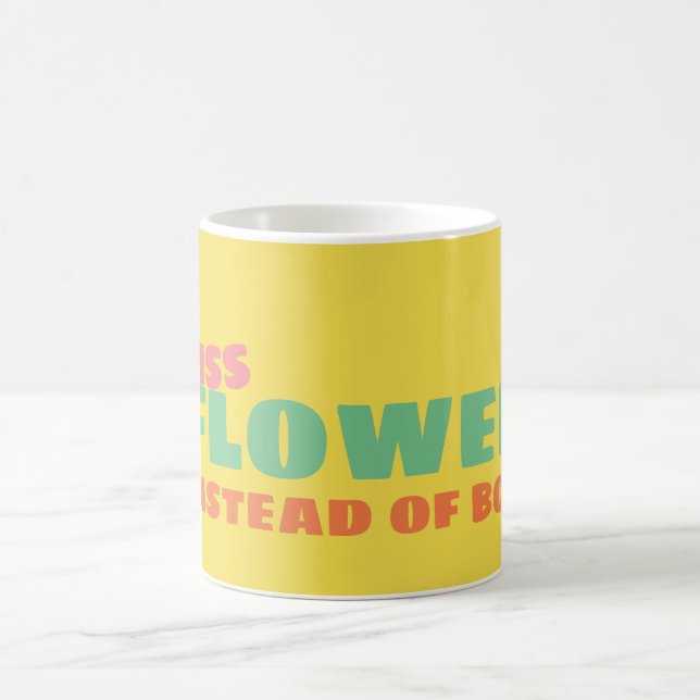 Blumen-Power Kaffeetasse (Mittel)