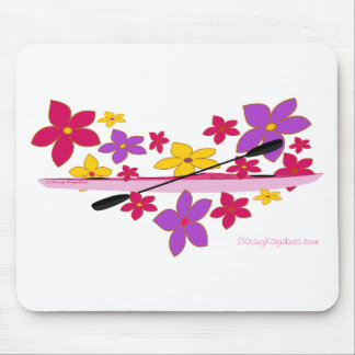Blumen-Power-Kajak Mousepad