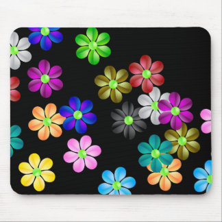 Blumen-Power-Mausunterlage Mousepad