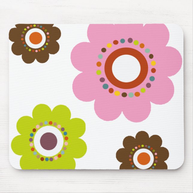 Blumen-Power Mousepad (Vorne)