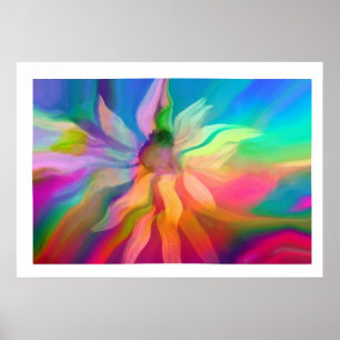 Blumen-Power-Plakat Poster
