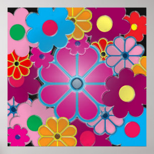 Blumen-Power Poster