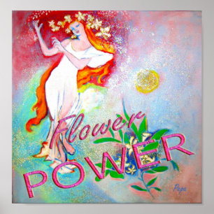 Blumen-Power Poster