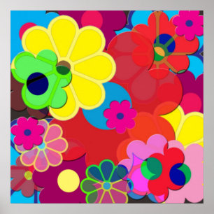 Blumen-Power Poster