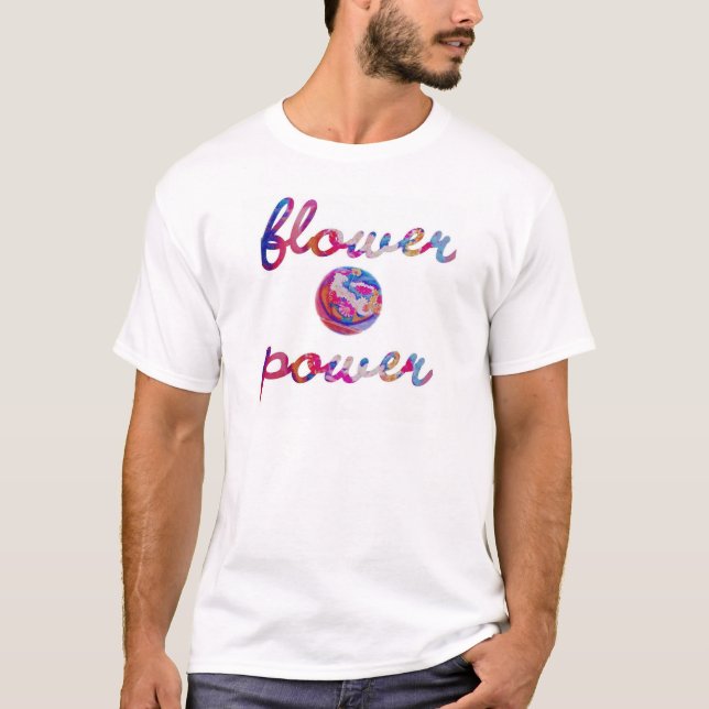 Blumen-Power T-Shirt (Vorderseite)