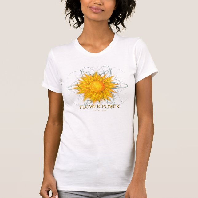 Blumen-Power-T - Shirt (Vorderseite)