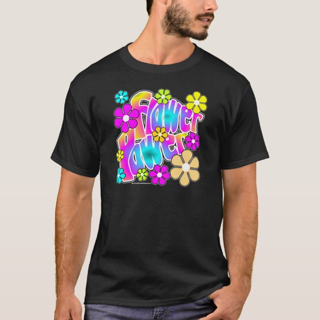 Blumen-Power T-Shirt (Vorderseite)