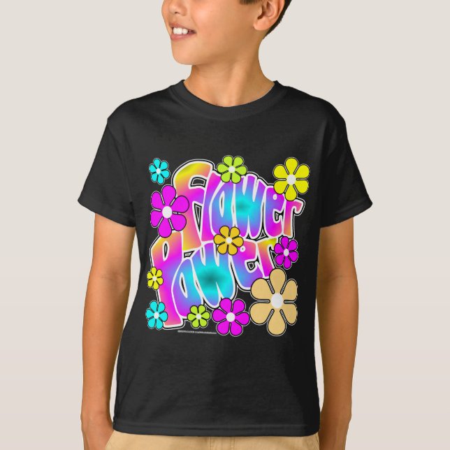 Blumen-Power T-Shirt (Vorderseite)