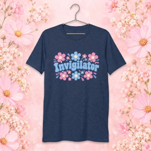 Blumen-Prüfung-Aufsicht Damen T-Shirt
