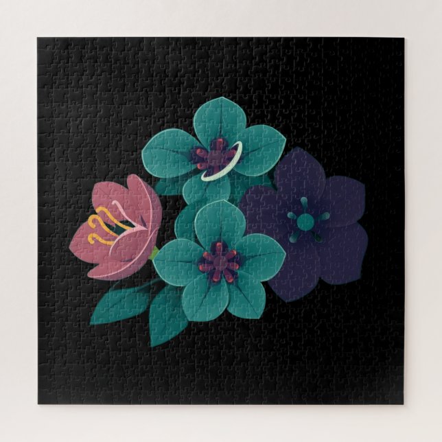Blumen Puzzle (Vertikal)