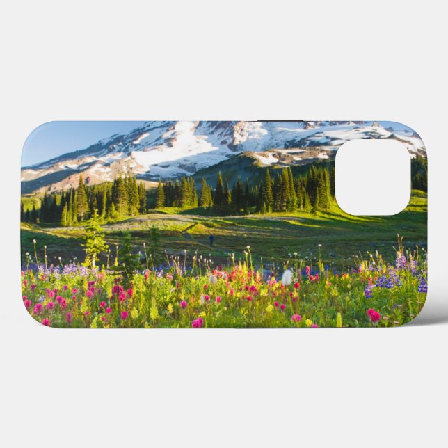 Blumen | Rainier-Wildblumen Case-Mate iPhone Hülle (Rückseite (Horizontal))