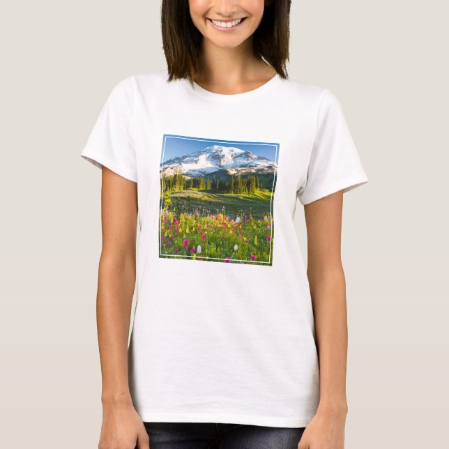 Blumen | Rainier-Wildblumen T-Shirt (Vorderseite)