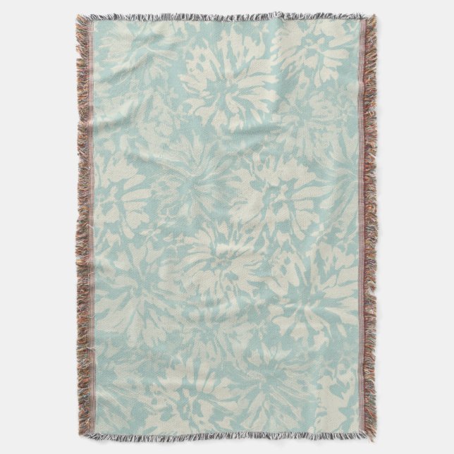 Blumen-Retro-Muster im Boho-Stil. Decke (Vorderseite Vertikal)