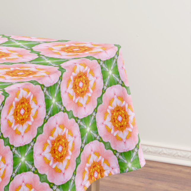 Blumen-Retro-Muster Tischdecke (Beispiel)