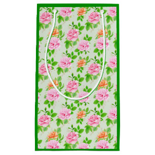 Blumen-Rosa-Rosen-Muster Kleine Geschenktüte