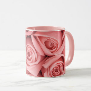 Blumen   Rosa Rosen Tasse