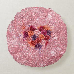 Blumen Rundes Kissen