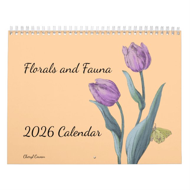 Blumen Sand Fauna 2026 Wandkalender (Titelbild)