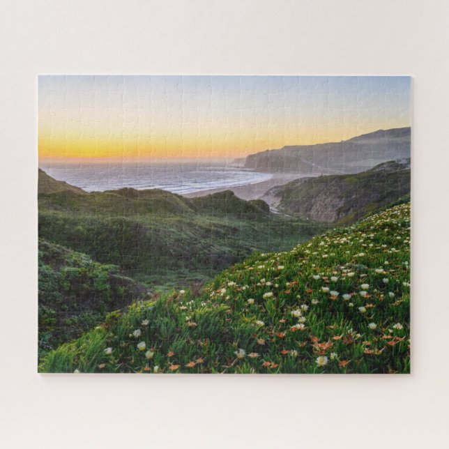 Blumen | Santa Cruz Kalifornien Puzzle (Horizontal)