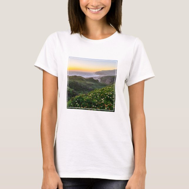 Blumen | Santa Cruz Kalifornien T-Shirt (Vorderseite)