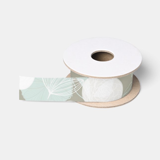 Blumen Satinband (Spule)