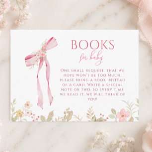 Blumen-Schleife Elegante Blumenmädchen-BÜCHER FÜR Begleitkarte