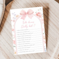 Blumen-Schleifen-Baby-in-Blüte-Dusche-Wer-kennt-Pa